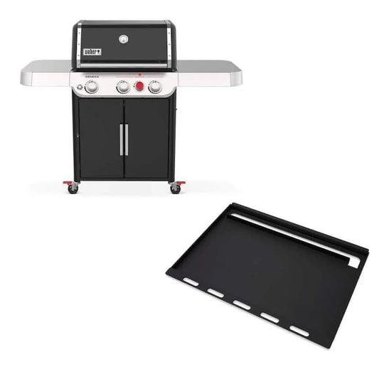 Weber E-325s Brenner Flüssigpropangasgrill, 3-Burner, Einbauinstallation, Schwarz