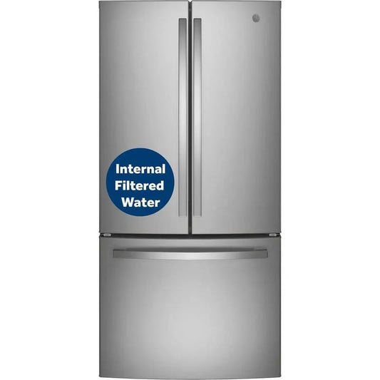 GE Kühlschrank, 18, 6 cu ft, Edelstahl, 18.6 cu. ft