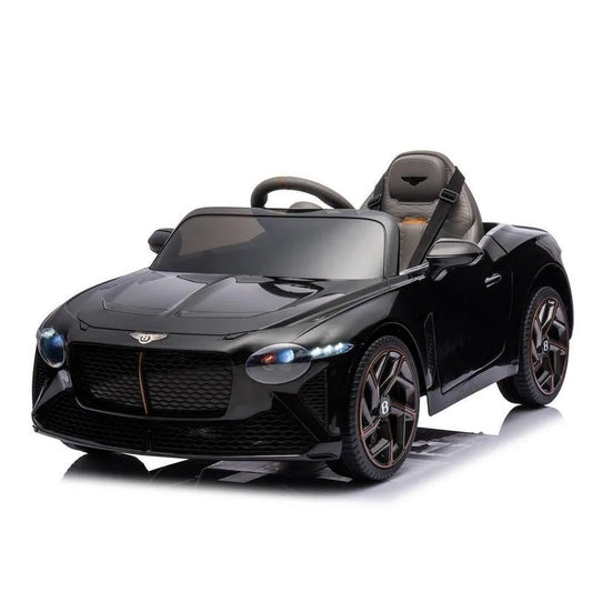 12-Volt, elektrische Kinder Auto lizenziert Bentley Kids Ride On Car Mit in Schwarz