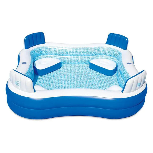 Premier 88 in., 26 in., 26 in. D Aufblasbarer Pool mit Abdeckung, D Aufblasbarer Pool mit Abdeckung Quadrat