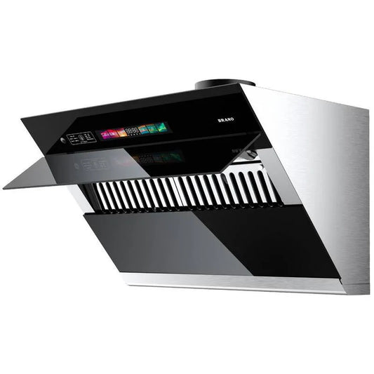Dunstabzugshaube, 900 CFM, 30 in., 4 Geschwindigkeiten, Touch Controls, Edelstahl, Stimme / Geste / Berührung, unter Kabinett