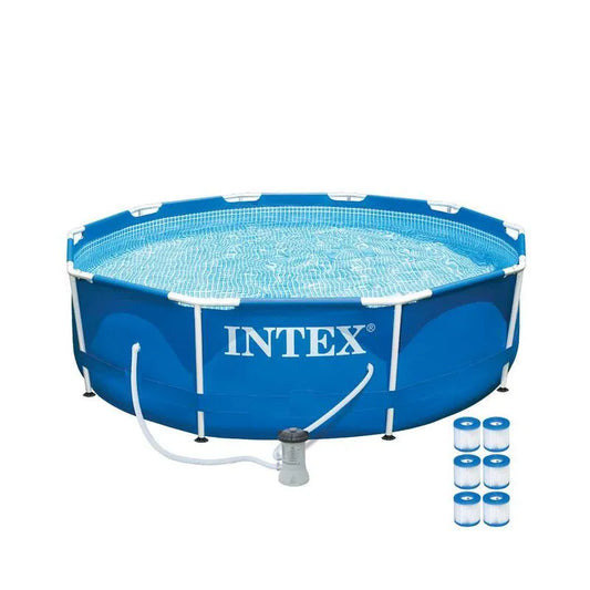 Intex GPH Pump, 330 GPH, 10 ft, 30 in., 1718 Gallonen Kapazität, Metall, 1718 Gallons