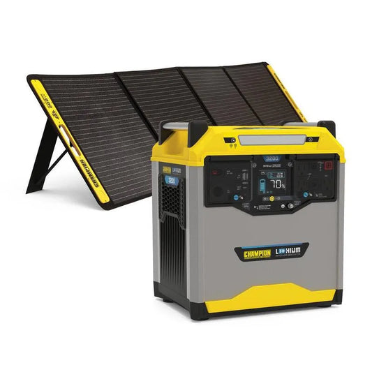 Champion Power Equipment 3276-Wh, Kompakt tragbares Design, 1600, 200, 3200/1600, Batterie