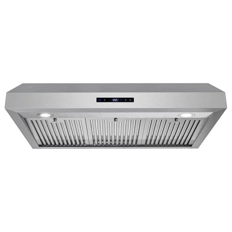 Dunstabzugshaube, 380 CFM, 36 in., Edelstahl, LED-Leuchten, Touch Controls, Unter Schrank