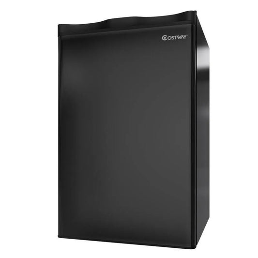 Kühlschrank, 3. 2 cu. ft, kompakte, tragbare Bauweise, Reversible, Schwarz, 3.2 cu. ft