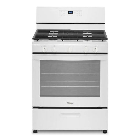 Whirlpool 5-Burner Gas Herd, 30 in., Gaskochgerät mit Brennerkonfiguration, Weiß