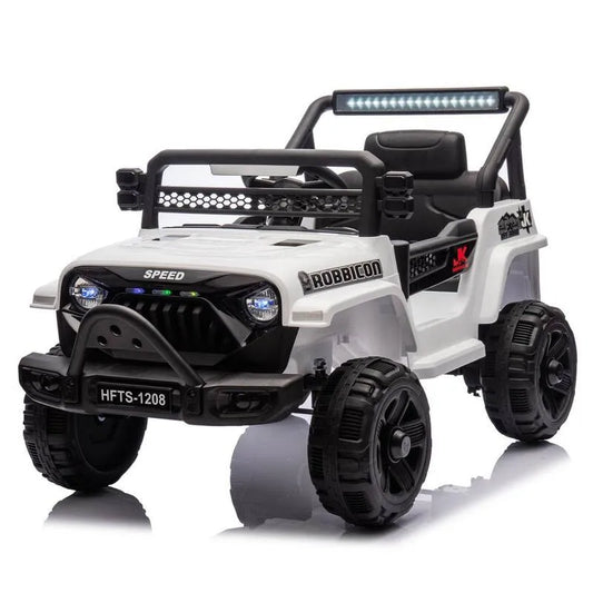 4-Wheel 12-Volt Weiß Kids fahren auf Elektro-LKW mit Elternkontrolle, Frühbildungsfunktion, 4-Rad-Aufhängung
