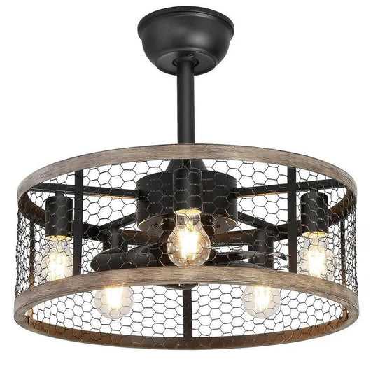 Deckenventilator, Fernbedienung, 20 in., Innen / Außen, mit Fernbedienung, Matte Schwarz
