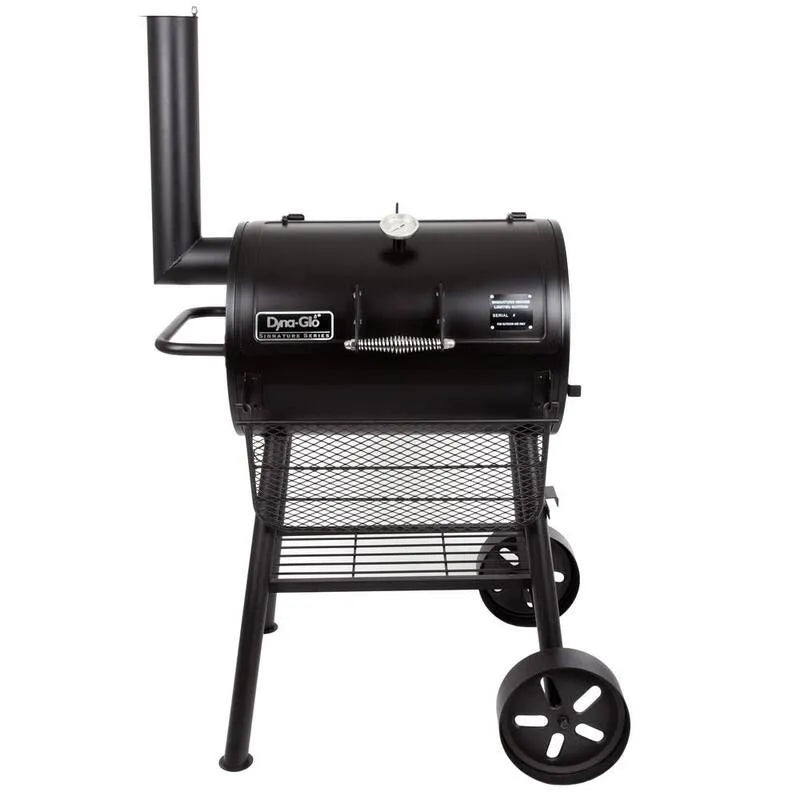 Signatur für hohe Beanspruchung Compact Barrel Holzkohlegrill, kompakte, tragbare Bauweise, Schwarz