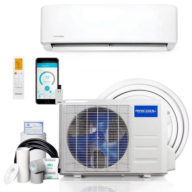 MRCOOL 2-Ton kanalloses Mini-Split-System, 18 SEER, 24000 BTU, 16ft, 230V, 1-Zone, 24K, 24,000 BTU