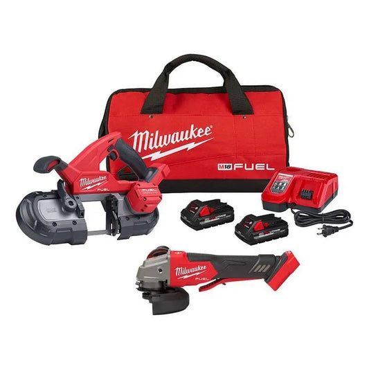 Milwaukee 18-Volt Lithium-Ionen-Bürste ohne Schnur, kompaktes Bandsäge-Kit, schnurloses Design, kompaktes tragbares Design, M18, Rot, Portable Band Sägen