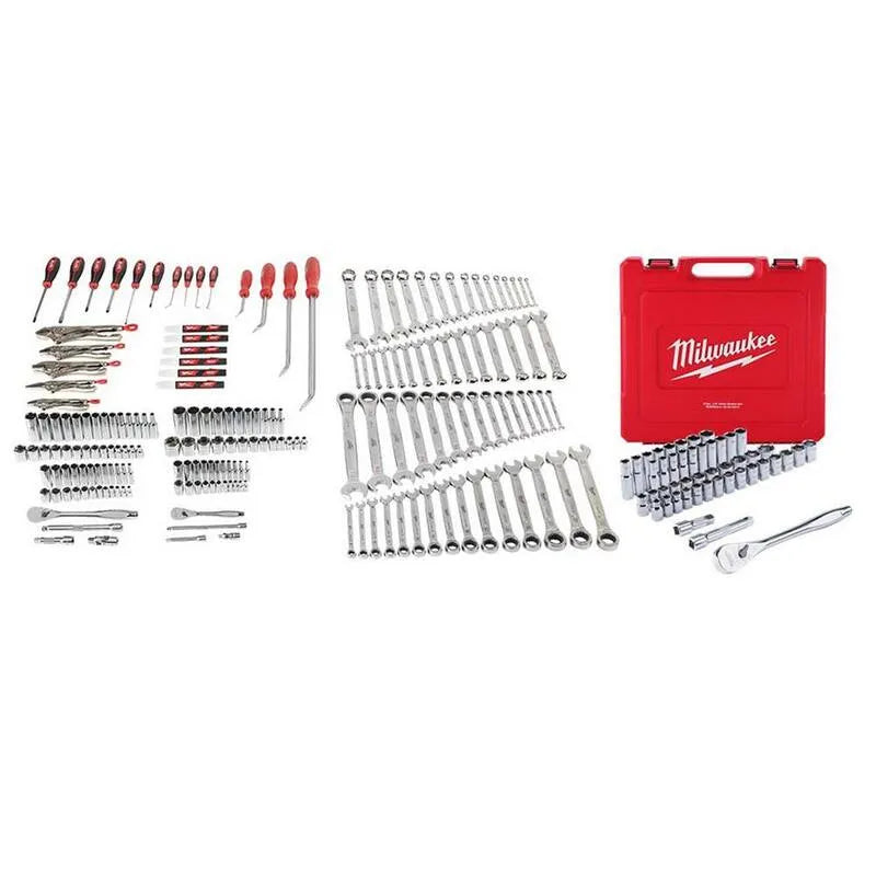 238 Teile Milwaukee 238-Stück, 1/2 in., Drive SAE / Metrische Ratsche und Socket Mechanik Set