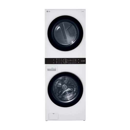 LG, 4. 5 Cu. Ft, 7. 4 Cu. Ft, WashTower Stacked SMART Laundry Center 4. 5 Cu. Ft, 4.5 Cu.Ft, 7.4 Cu.Ft, Weiß, Wäschereizentren