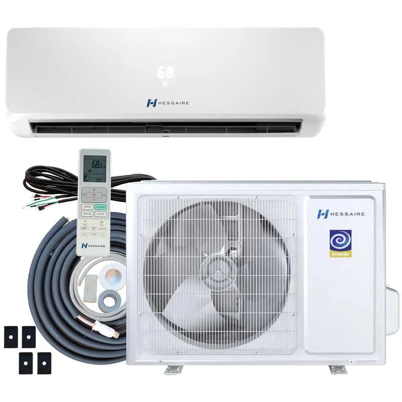 Hessaire BTU 1 kanalloses Mini-Split-System, 1. 0 Tonnen, 12000 BTU, 115V, Variable Geschwindigkeit, 12,000 BTU