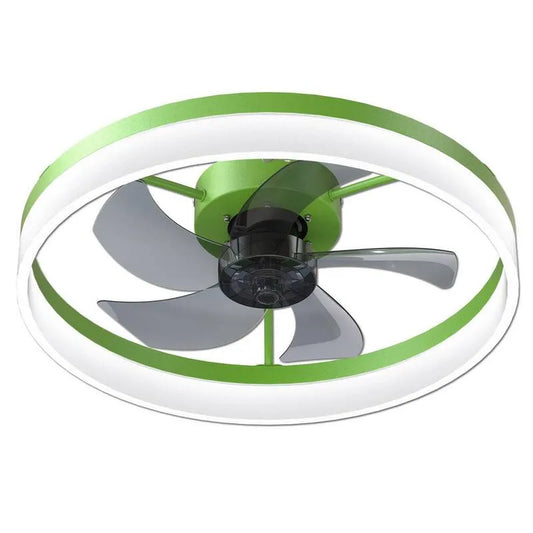 Deckenventilator, Innenbereich, 19. 7 Zoll, Dimmable, Fernbedienung, Grün, 19.7 in