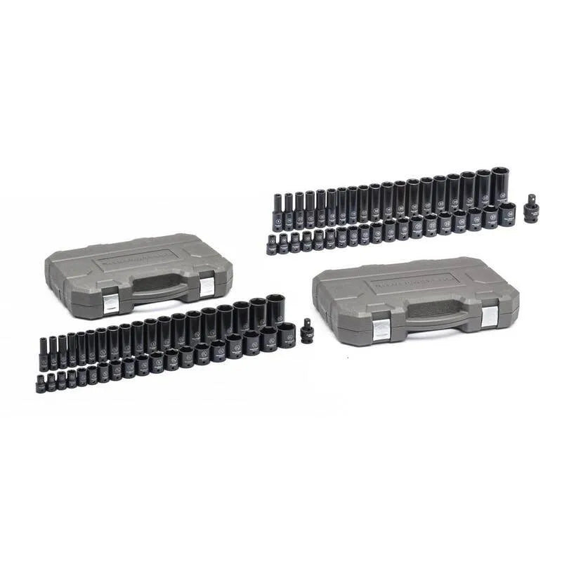 78 Teile 6-Point Deep Kraft-Steckschlüsselsatz 6-Punkt, 1/2 in., 78-Stück