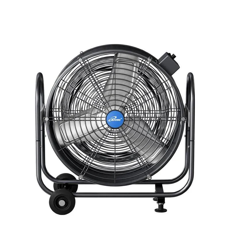 iLIVING, BLDC Luftzirkulator Hochgeschwindigkeitsbodenventilator, 115-Volt, Grau, Industrielle Ventilatoren, 24 in