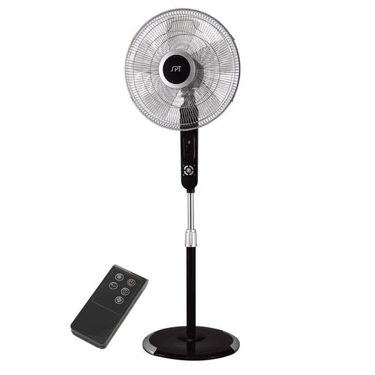 57 in., Touch Controls, Oszillierendes Sockelventilator mit Touch-Stop-Sensor, einstellbare Höhe