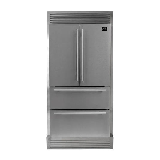 Kühlschrank, 36 in., 19 cu ft, Edelstahl, Wide 19 cu