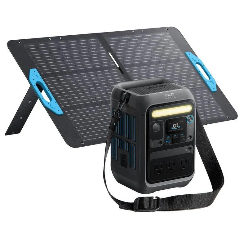 C300X, 288Wh, 140W, SOLIX, 300-Watt 288Wh Drucktaste Start Solargenerator