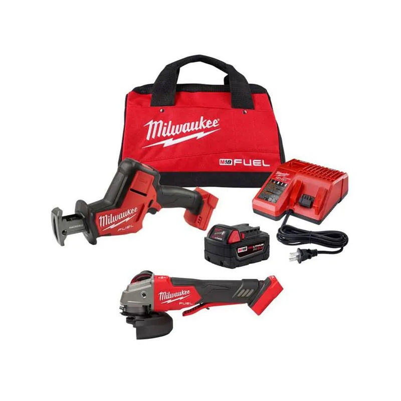 Milwaukee FUEL 18V M18 Bürstenloser Schnurloser HACKZALL Reziprokierendes Säge-Kit, Schnurlos-Design, Rot, die sich gegenseitig bewegen