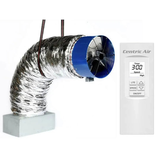 2-Stufen, 5500 CFM, Timer, 5500 CFM Energy Efficient Whole House Ventilator beinhaltet Plug und Play Fernbedienung mit Timer