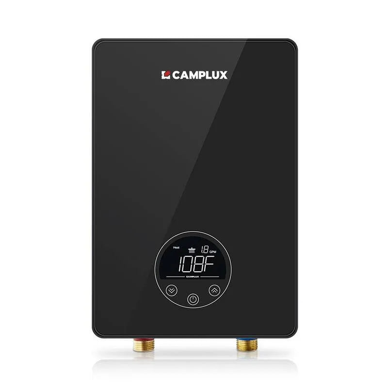 2-Years 2-Jahre, Schwarz, 1, 5 GPM, 240 V, 6 kW, 6 kW 1, 5 GPM 240 V für die Verbrauchsstelle Elektro-Tankless-Warmwasserbereiter mit Garantie