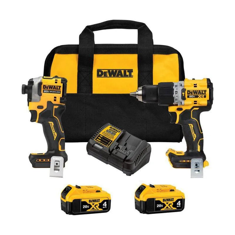 DEWALT 4. 0Ah Werkzeug kabellos Kombiset, 20V, kabellos Design, 4. 0Ah Batterien, Ladegerät, 4.0Ah