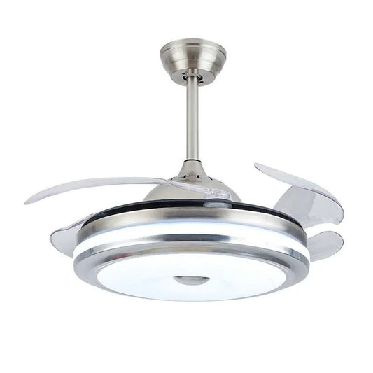 Deckenventilator, 42 in., Innen, mit Fernbedienung, Silber, ferngesteuerte Luftzirkulation, Deckenventilatoren mit Beleuchtung