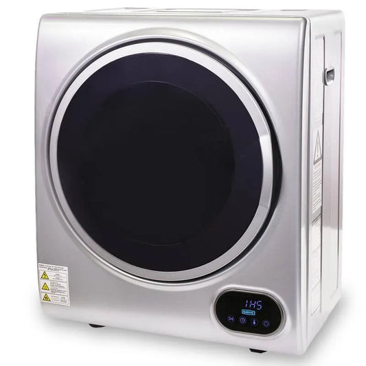 Kleidung Trockner mit 3, 1, 85 cu. ft, Edelstahl, Timer, kompakte, tragbare Bauweise, Silber, 1.85 cu. ft