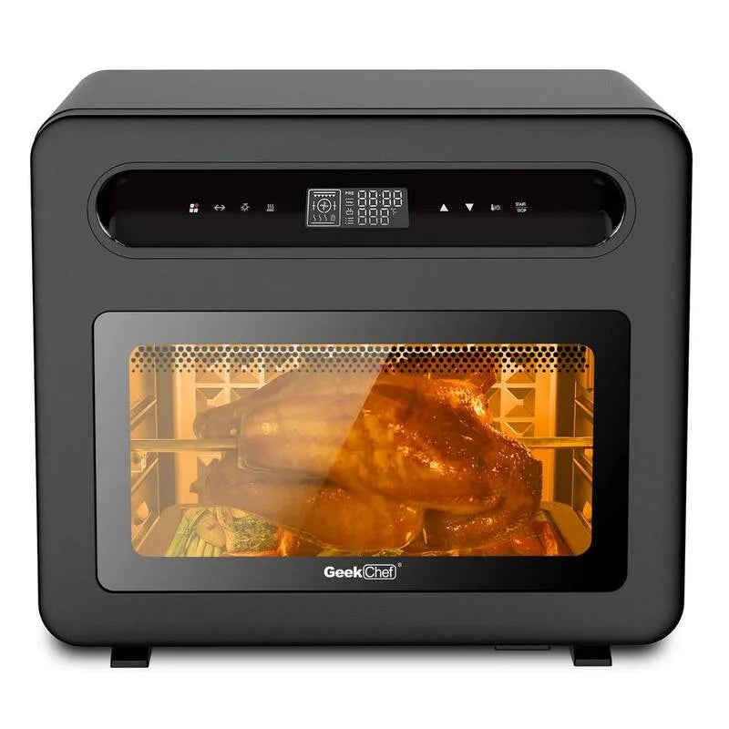 Air Fryer Dampfkonvektionsofen, Touch Controls, Edelstahl, Konvektion Kochen, 26 qt, Garten Pizza Ofen
