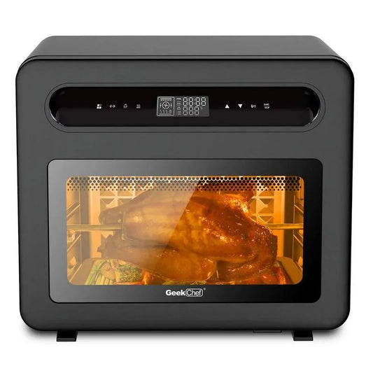 Air Fryer Dampfkonvektionsofen, Touch Controls, Edelstahl, Konvektion Kochen, 26 qt, Garten Pizza Ofen
