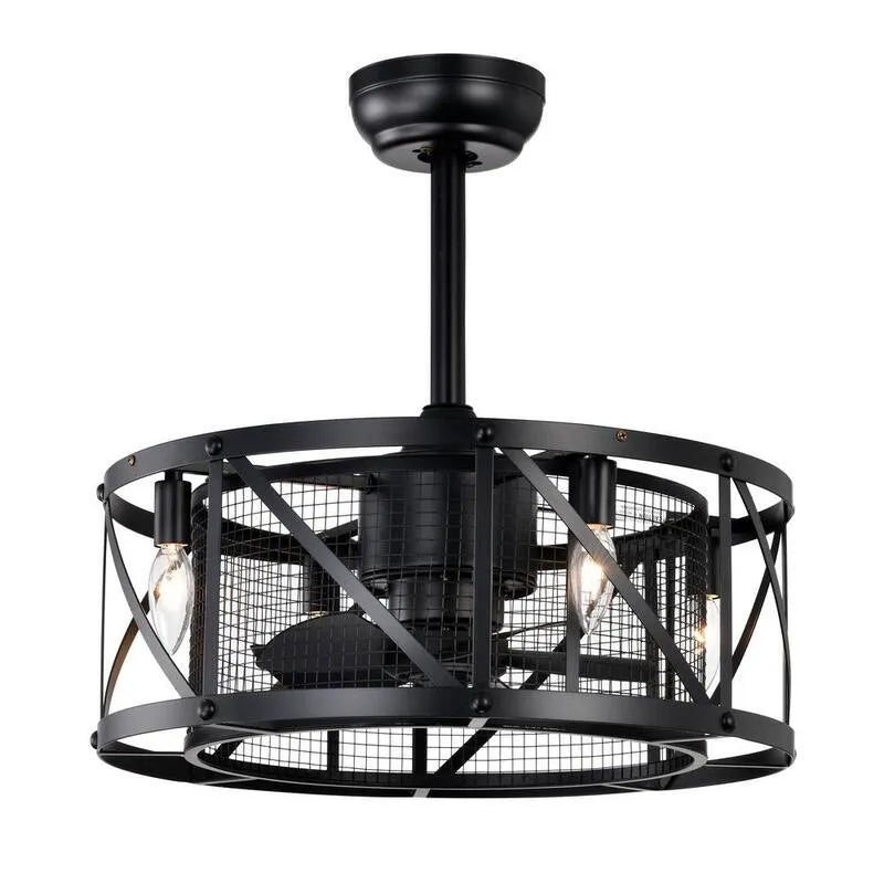 Innenbereich Decke Lüfter 3-Speeds, Fernbedienung, Timer, 20 in., 5 Klingen, Wohnzimmer, keine Glühbirnen, mit Fernbedienung