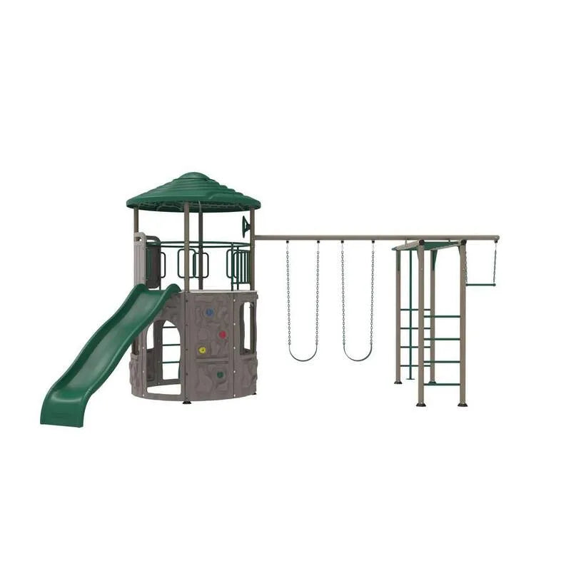 Lifetime, Adventure Tower Deluxe Playset, Braun, Swing-Sets
