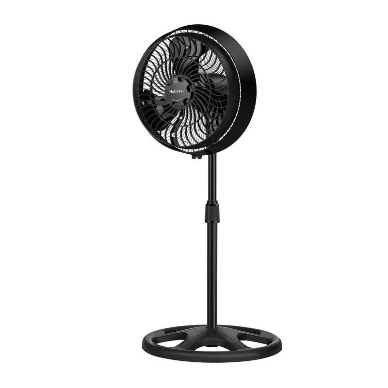 Oszillierendes Nebelstand, 16 in., 3 Geschwindigkeit, einstellbar, Garten, Schwarz