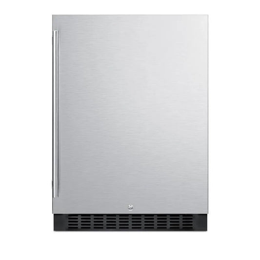 Kühlschrank, Edelstahl, 24 in., 4. 6 cu. ft, Gefrorene Lebensmittel-Lagerung, 4.6 cu. ft