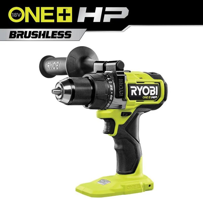 RYOBI HP 18V, 1/2 in., Werkzeug Only, Schlagbohrmaschine, kabellos Design, bürstenlos