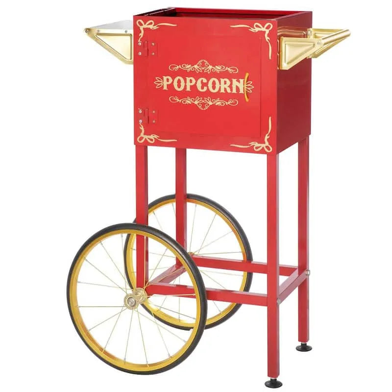 Red Popcorn Machine Replacement Stand, 8 oz, 8 oz. Red Popcorn Machine Replacement Stand / Cart, 4 oz