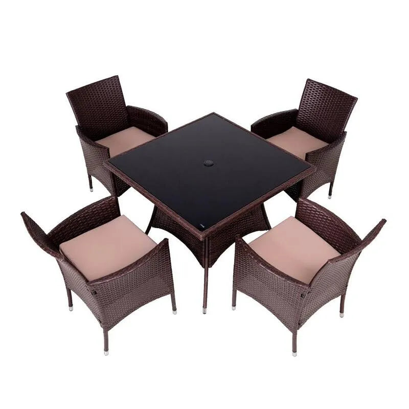 Sofa, Terrasse, Garten, Modern, Braun, Wohnzimmer Sitz