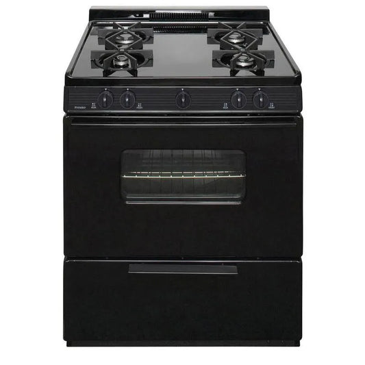 Gas Herd, 30 in., 3. 91 cu. ft, Gas Kochgeräte mit Brennerkonfiguration, Schwarz, 3.91 cu. ft, Gasherde mit einem Backofen