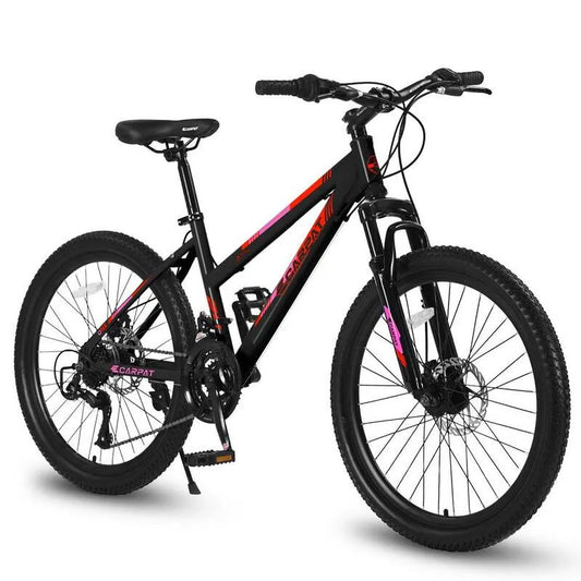 26 in., 26 in. Schwarz 21 Speeds Gear MTB mit Dual Disc Bremsen und Vorderradaufhängung Für Männer Frauen & # x27; s City Bicycle
