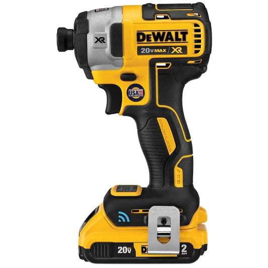 DEWALT 2. 0Ah MAX XR Mit Werkzeug, 20V, 1/4 in., Schnurloses Design, Schlagschrauber mit, Bürstenlos, 2.0Ah