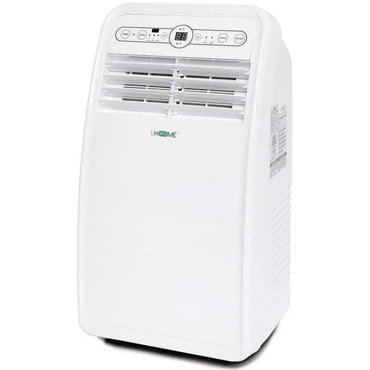 Klimaanlage, kompaktes tragbares Design, 4350 BTU, 55dB, mit Luftentfeuchter mit Fernbedienung in Weiß, 200 Sq. Ft, 4,350 BTU