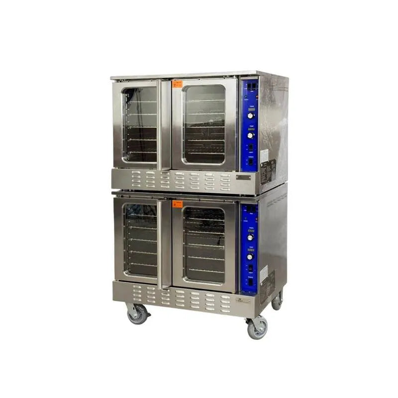 W Commercial Nature Gas Convection Oven, 38 in., 108000 BTU, Edelstahl, Commercial-Grade Design, Umluftgaren, 108,000 BTU