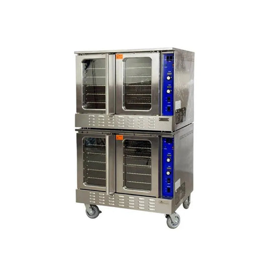 W Commercial Nature Gas Convection Oven, 38 in., 108000 BTU, Edelstahl, Commercial-Grade Design, Umluftgaren, 108,000 BTU