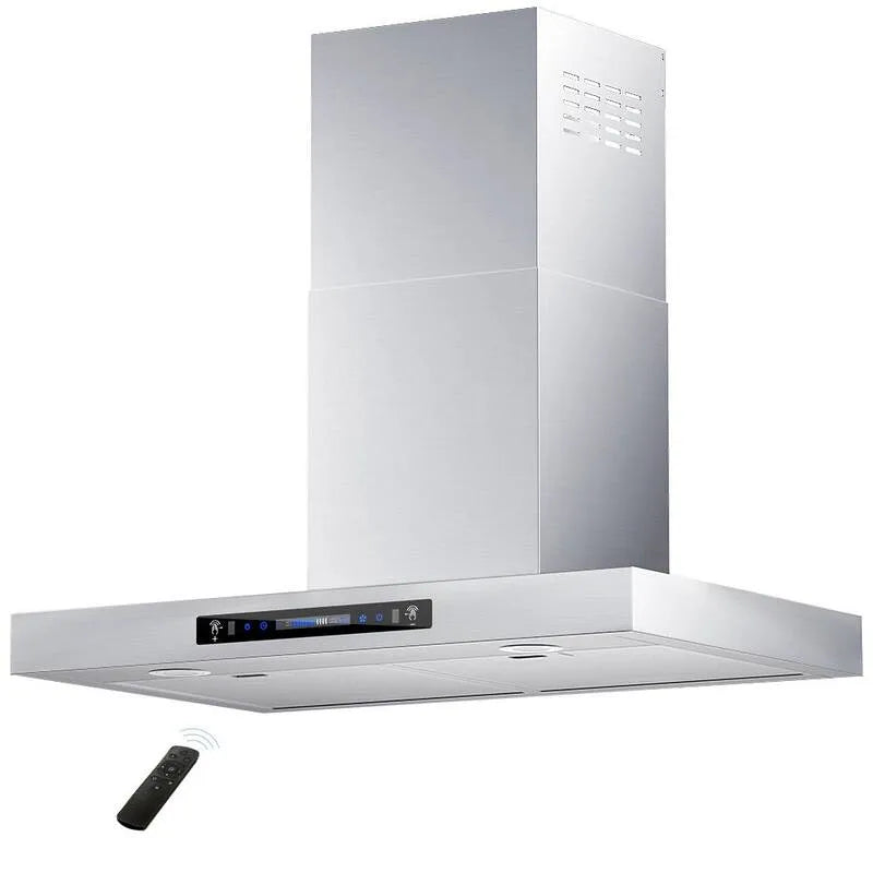 Dunstabzugshaube, Touch Controls, Edelstahl, Wall-Mountable, 763 CFM, 30 in., Touch Panel und Fernbedienung, Gestensteuerung