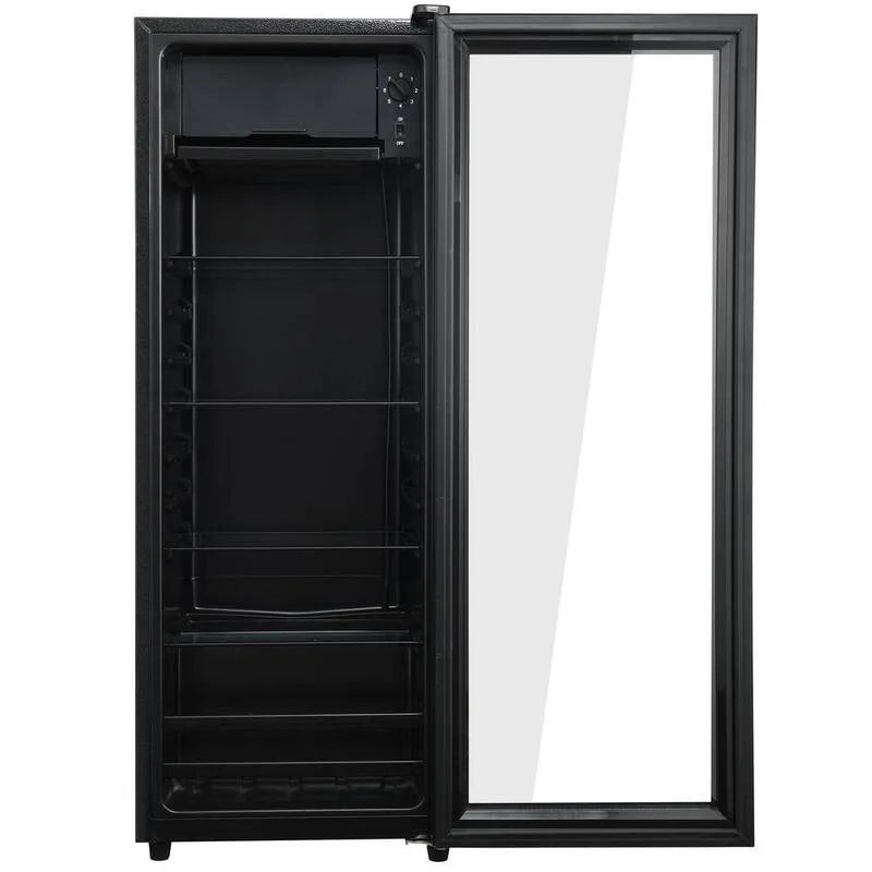 Gefrierschrank, Bier oder Wein in Schwarz, 4, 5 cu. ft, 0, 3 cu. ft, Bis zu 94 Dosen Soda, 4.5 cu.ft, 0.3 cu. ft