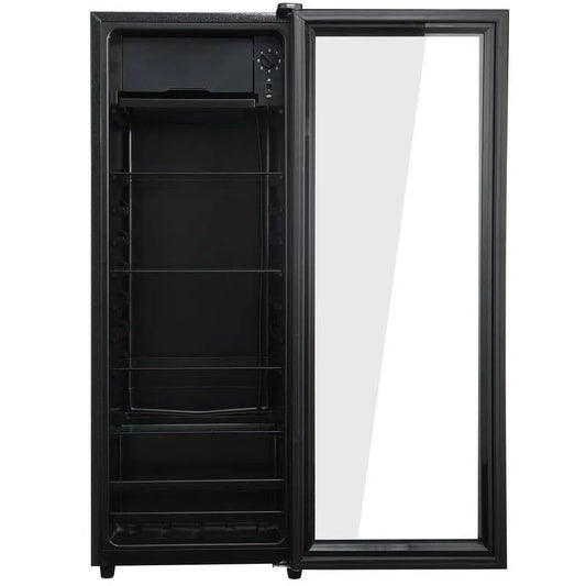 Gefrierschrank, Bier oder Wein in Schwarz, 4, 5 cu. ft, 0, 3 cu. ft, Bis zu 94 Dosen Soda, 4.5 cu.ft, 0.3 cu. ft