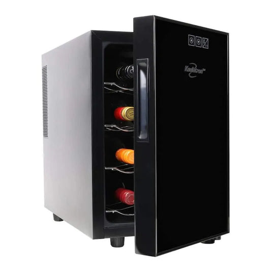 Kühlschrank, Schwarz, 0, 8 cu. ft, 0, 8 cu. ft.. 23L freistehender thermoelektrischer Weinkühlschrank, 0.8 cu. ft