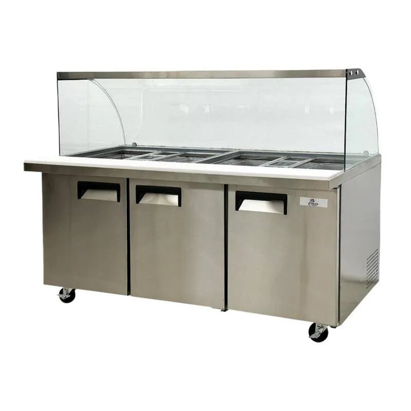 Kühlschrank W 15, Commercial-Grade Design, 70 in., 15, 5 cu ft, Stahl, 70 in., 15.5 cu. ft, 70 in.